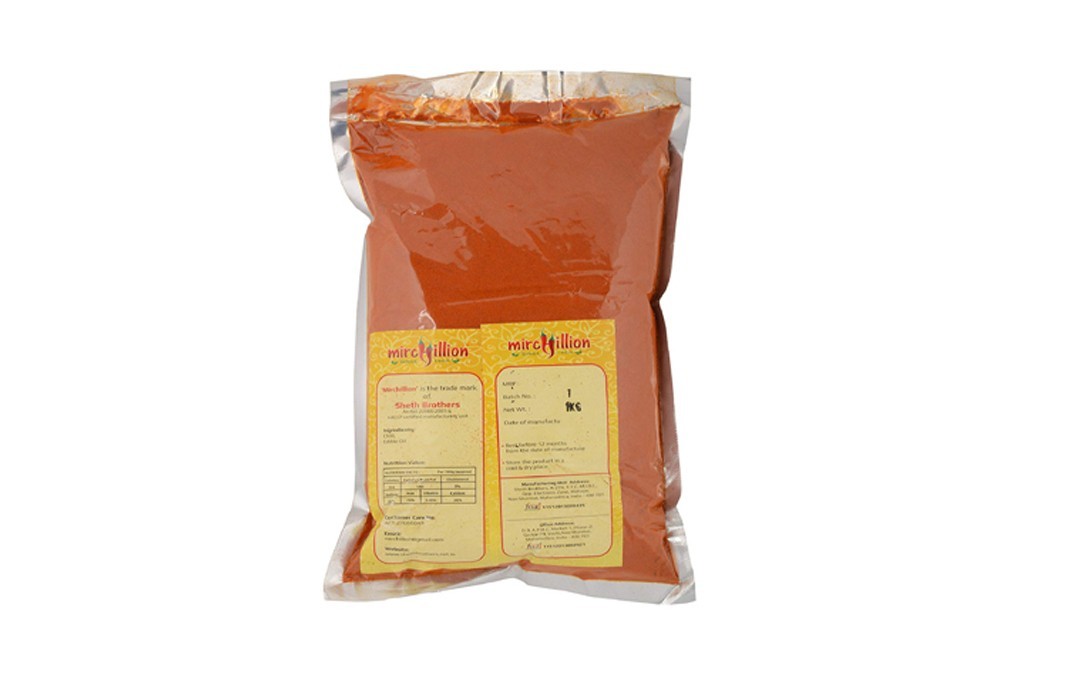 Mirchillion Supreme Red Chilli Powder    Pack  1 kilogram